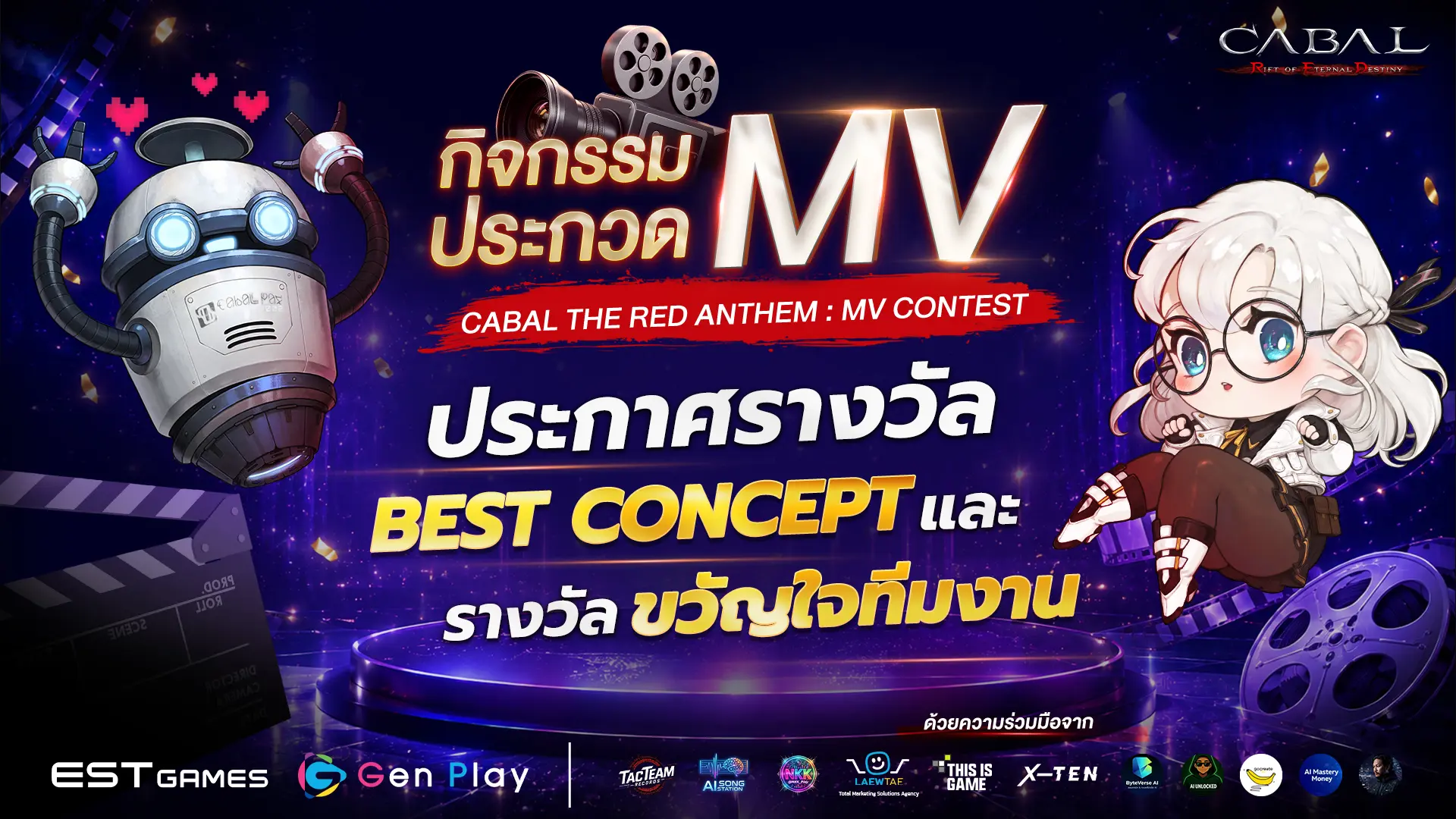 ประกาศผลงาน Best Concept และ ขวัญใจทีมงาน